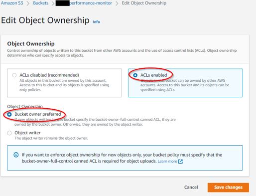 AWS Bucket Owner Preferred