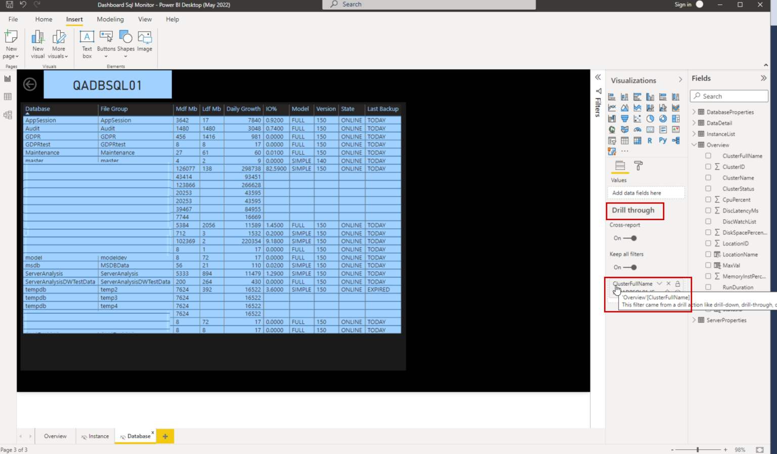 Sql Performance Monitor Bonus Power Bi Dashboard Love The Sql