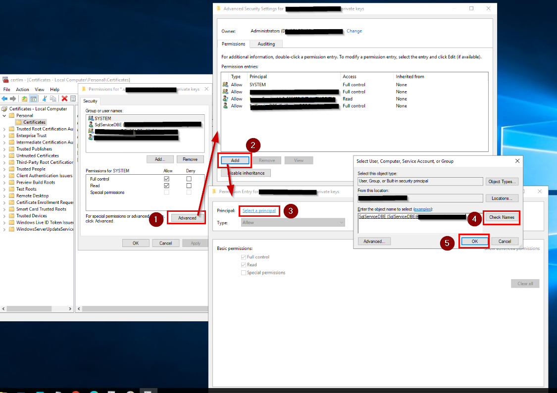 Install Certificate for TLS In Transit End-to-end Encryption – Love The SQL