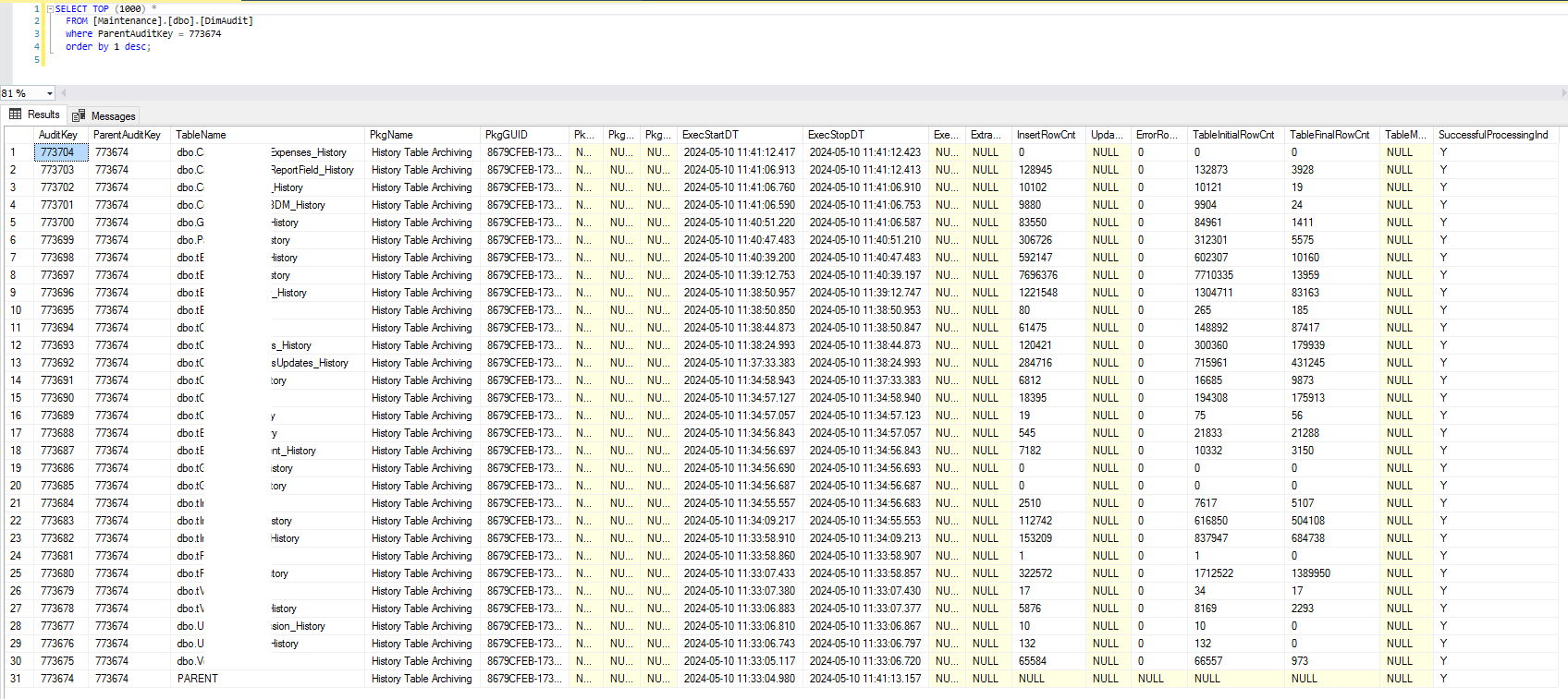 Sample Log